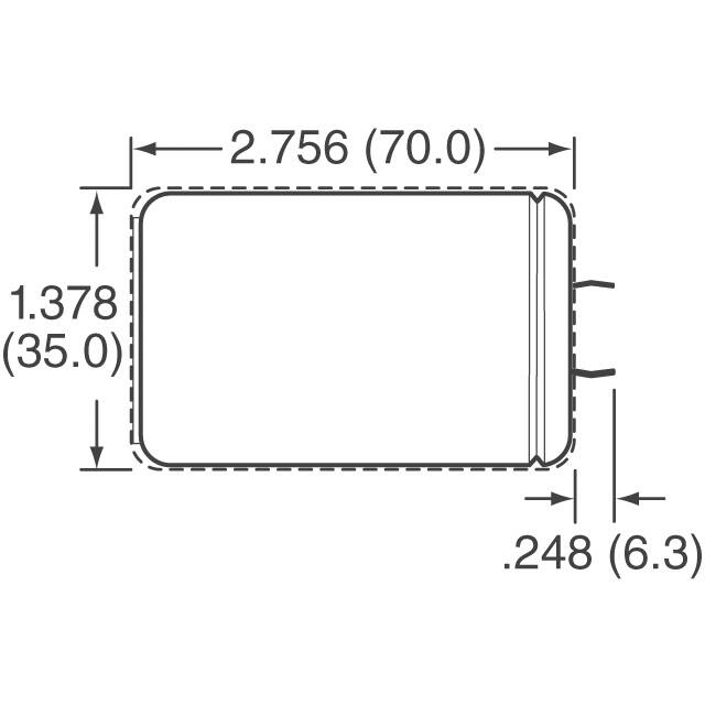 ALC10A821DJ400 KEMET  Condensateurs électrolytiques en aluminium